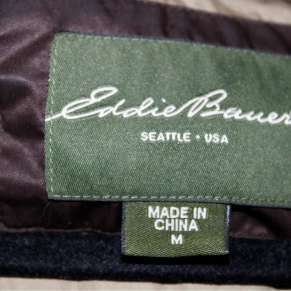 Eddie Bauer 550 Goose Down Quilted Coat - Picture 2 of 8